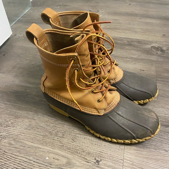 LL Bean Duck Boots 8” size 9 - Picture 2 of 7